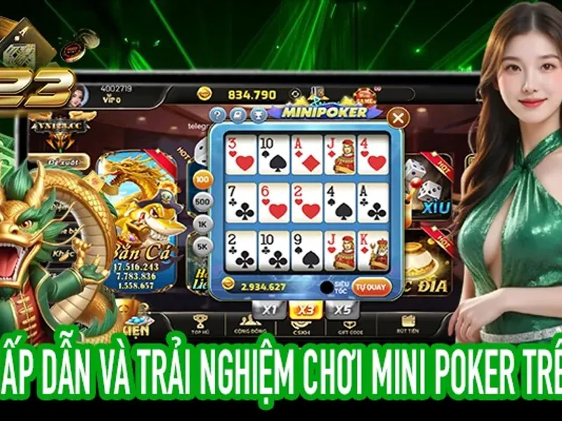 Trò chơi Poker tại xx88 casino